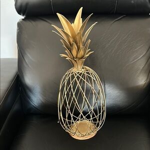 Hobby Lobby Gold Metal Pineapple Accent
